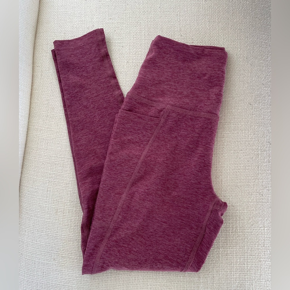 Beyond Yoga Spacedye Out of Pocket Leggings in Pale Plum Heather size XS